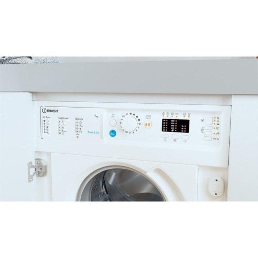 Máquina de Lavar Roupa Indesit BI WMIL 71252 EU N Encastre 7 kg 1151 rpm Classe E Branca