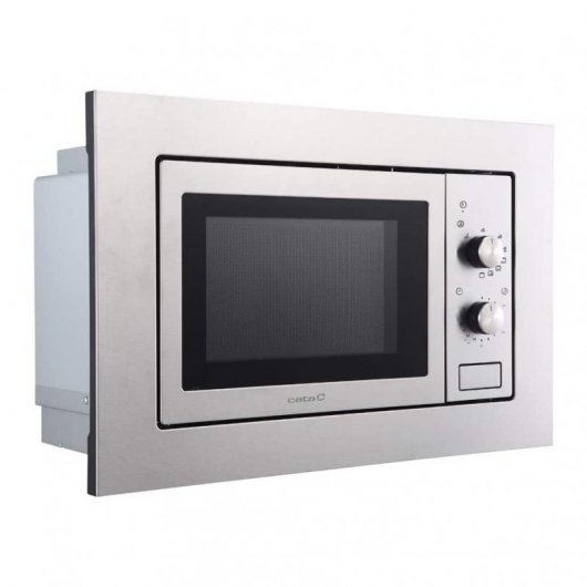 Micro-ondes Encastrable CATA MC 20 IX - 20 L, 800W, Gril 1000W, Inox, Minuterie