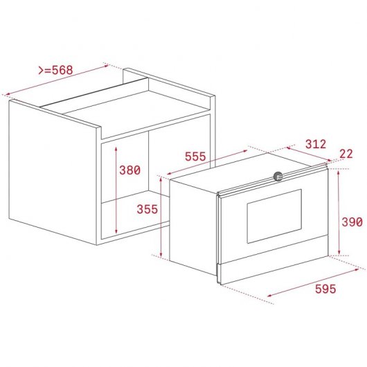 Teka MS 622 BI Microonde integrato 22L 1400W Acciaio inossidabile