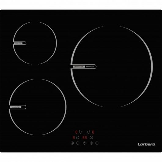 Corberó CCIBR6003 Placa de Inducción 3 Zonas 60cm Negro