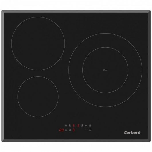 Corberó CCIM3FBS310 Placa de Inducción 3 Zonas 60cm Negro