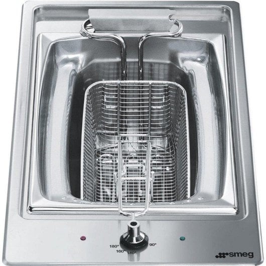 Fritadeira Smeg PGF30F 3.6L 2200W em Aço Inoxidável com Termóstato Regulável
