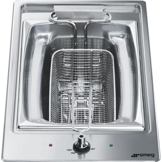 Fritadeira Smeg PGF30F 3.6L 2200W em Aço Inoxidável com Termóstato Regulável