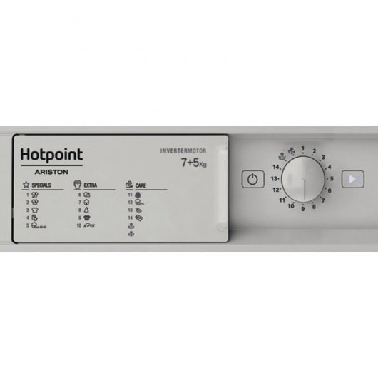 Hotpoint BI WDHG 751482 EU N Lavasecadora Integrable Carga Frontal 7Kg E