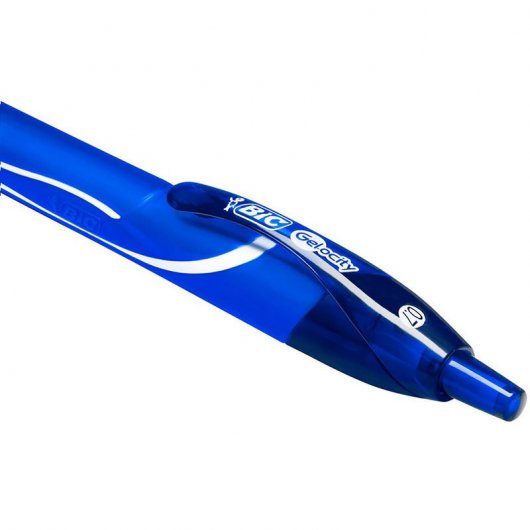Bic Gel-ocity Quick Dry Caja 12 Bolígrafos Retráctiles Tinta de Gel Azul