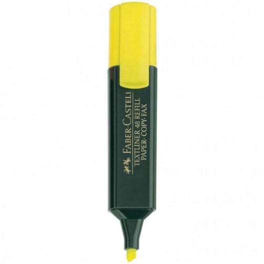Faber-Castell 154807 marqueur 1 pièce(s) Pointe biseautée Jaune