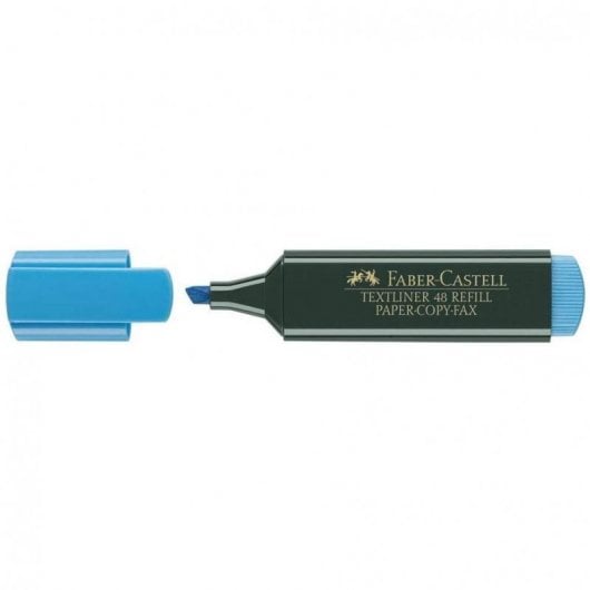 Faber-Castell 154851 marqueur 1 pièce(s) Pointe biseautée Bleu