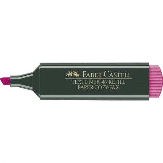 Faber Castell Textliner 48 Caja de 10 Marcadores Fluorescentes Rosa