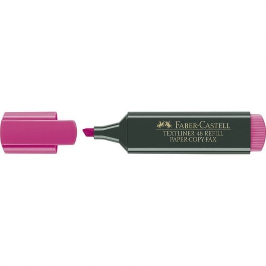 Faber Castell Textliner 48 Caja de 10 Marcadores Fluorescentes Rosa
