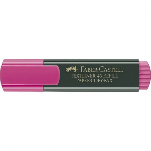 Faber Castell Textliner 48 Caja de 10 Marcadores Fluorescentes Rosa