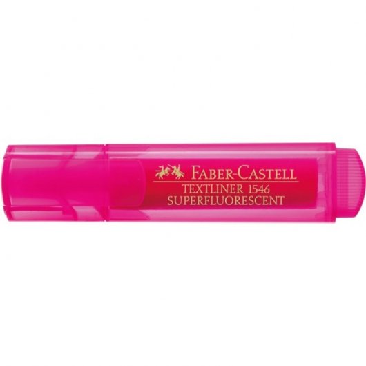 Faber Castell Textliner 46 Caja de 10 Marcadores Fluorescentes Rosa