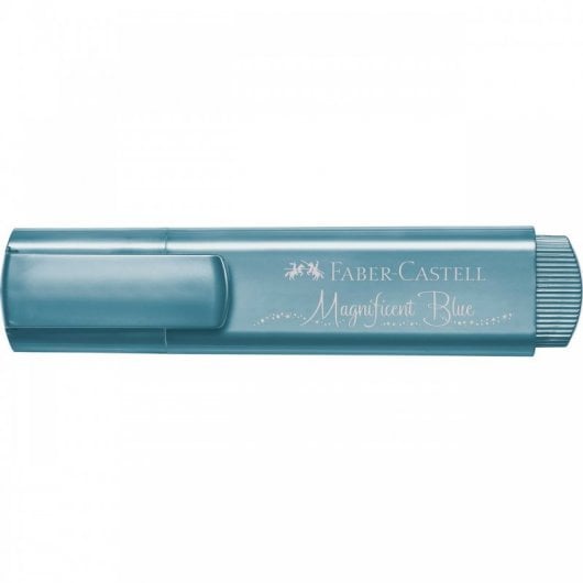 Faber Castell Textliner 46 Confezione da 10 pennarelli fluorescenti blu metallizzato