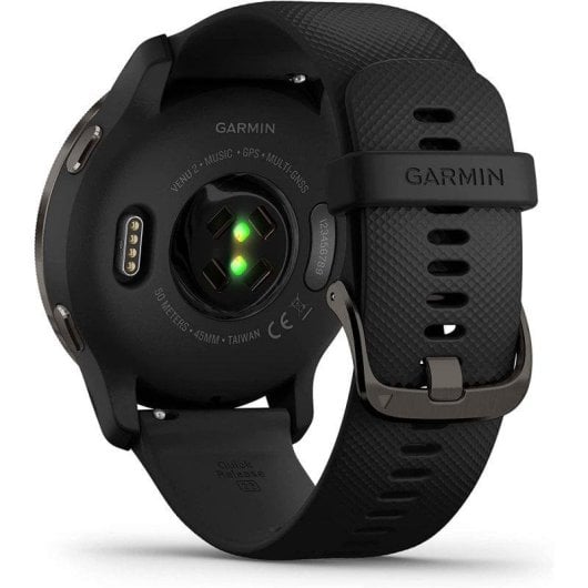Garmin Venu 2 GPS Bluetooth Wifi 45mm AMOLED Noir Étanche 5ATM Pulsomètre SpO2