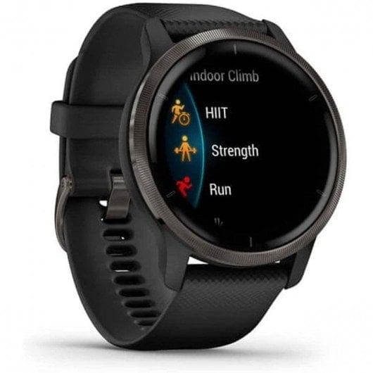 Garmin Venu 2 GPS Bluetooth Wifi 45mm AMOLED Noir Étanche 5ATM Pulsomètre SpO2