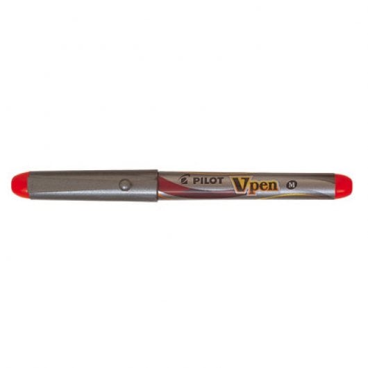 Pilot V Pen Caja 12 Plumas Desechables Rojas