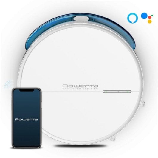 Robot Aspirapolvere e Lavapavimenti Rowenta X-plorer Serie 60 Navigazione Giroscopica WiFi Controllo Vocale