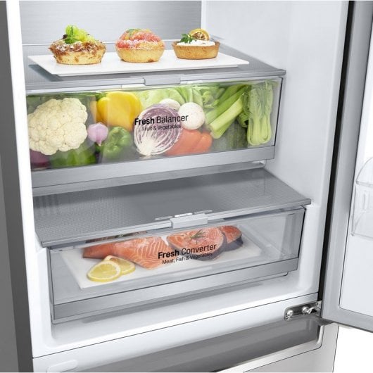 LG GBB72NSUGN Frigorífico Combi D Acero Inoxidable