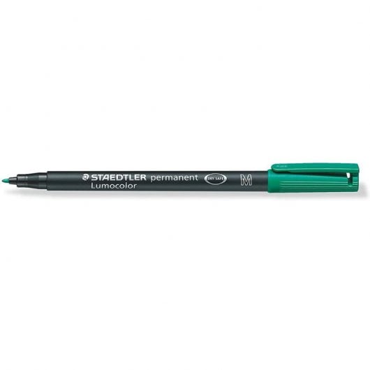 Staedtler 317-5 marqueur indélébile Pointe ogive Vert 10 pièce(s)