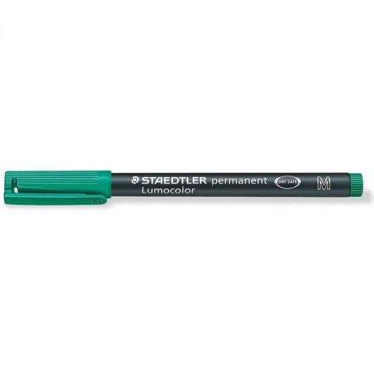 Staedtler 317-5 marqueur indélébile Pointe ogive Vert 10 pièce(s)