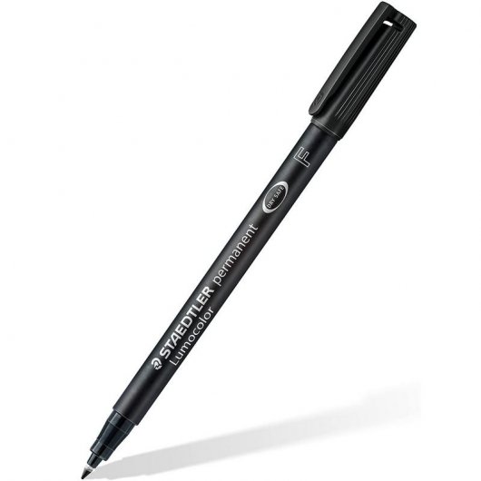 Staedtler Lumocor 318 Caja 10 Rotuladores Permanentes 0.6mm Negro