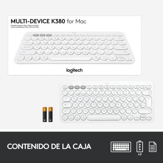 Logitech K380 Teclado Bluetooth para Mac