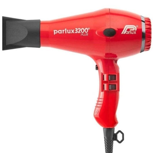 Professioneller Föhn Parlux 3200 Plus 1900W 4 Temperaturstufen 2 Geschwindigkeiten Rot