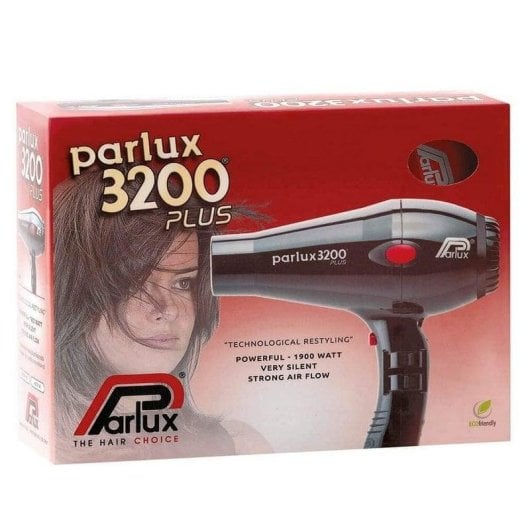 Professioneller Föhn Parlux 3200 Plus 1900W 4 Temperaturstufen 2 Geschwindigkeiten Rot