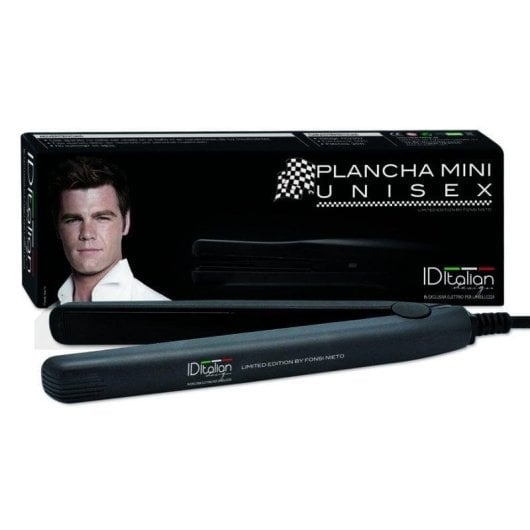 Keramik-Glätteisen Italian Design Fonsi Nieto Mini Profi 15W Dunkelgrau