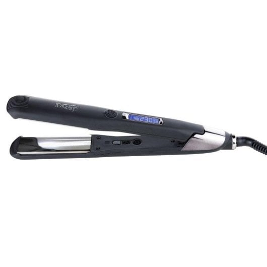 Titan-Glätteisen Italian Design Platinum Premium Styler 230ºC LCD Ionen Abschaltautomatik Silber