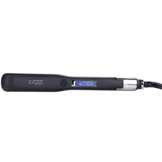 Titan-Glätteisen Italian Design Platinum Premium Styler 230ºC LCD Ionen Abschaltautomatik Silber