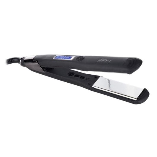 Titan-Glätteisen Italian Design Platinum Premium Styler 230ºC LCD Ionen Abschaltautomatik Silber
