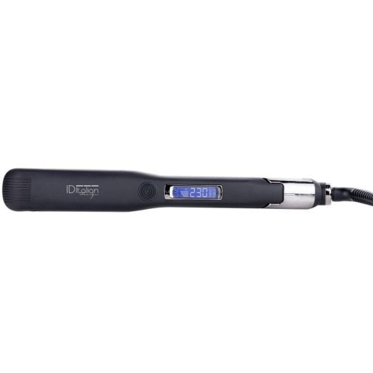 Titan-Glätteisen Italian Design Platinum Premium Styler 230ºC LCD Ionen Abschaltautomatik Silber