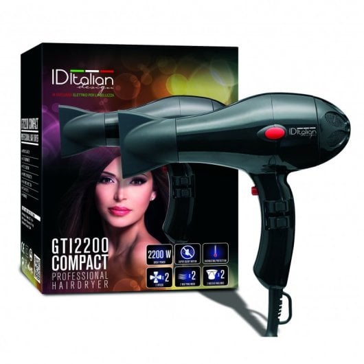 Sèche-cheveux compact design italien 2200W
