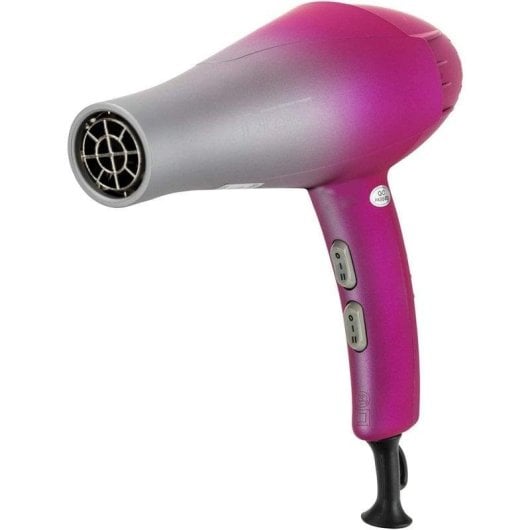 Sèche-cheveux Professionnel Italian Design GTI Airlissimo Glamour 2300W 2 Températures 2 Vitesses Silencieux Rose