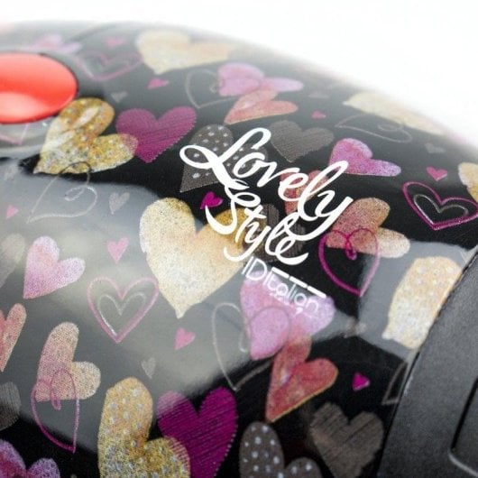 Professioneller Föhn Italian Design Lovely Style 2200W 3 Temperaturstufen 2 Geschwindigkeiten Leicht Herzen