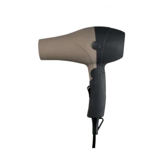 Sèche-cheveux de Voyage Pliable Italian Design IDETRAVEL1000 1000W 2 Vitesses Noir Marron avec Concentrateur