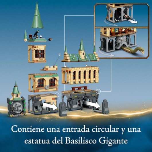 Kit de construcción LEGO® Harry Potter™ 76389 Hogwarts™: Cámara Secreta (1176 piezas)