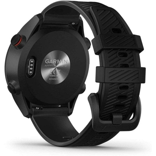 Garmin Approach S12 GPS 44mm MIP Schwarz 5ATM 30h Akku Golfplatzkarten