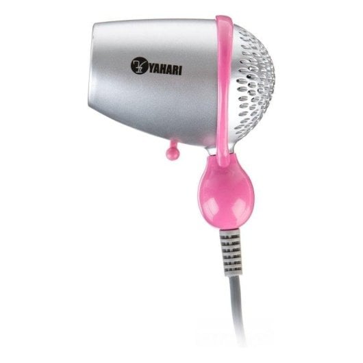 Sèche-cheveux de Voyage Yahari Goliat 500W 2 Vitesses Compact Gris/Rose
