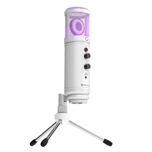 Newskill Kaliope Ivory Micrófono Gaming Profesional RGB