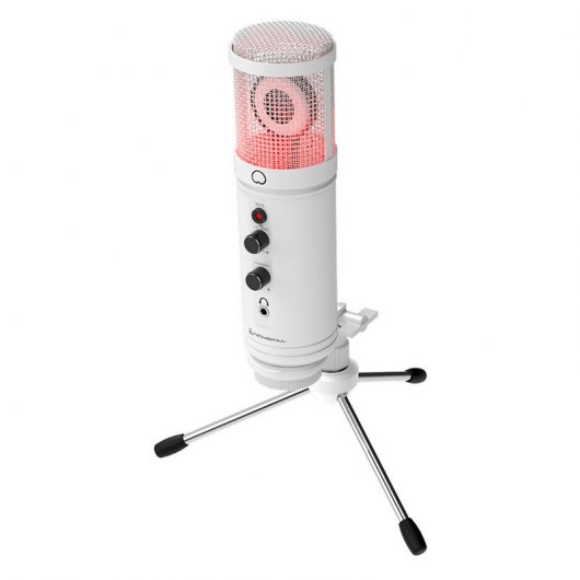Newskill Kaliope Ivory Micrófono Gaming Profesional RGB