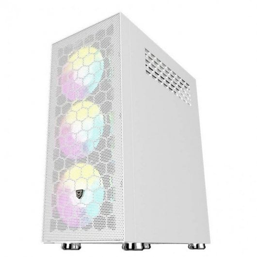 Nfortec Aqueronte Vidro Temperado USB 3.0 ARGB Branca