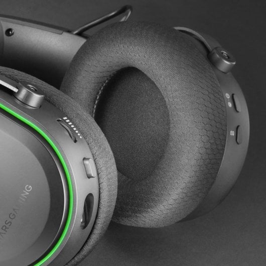 Mars Gaming MHW Casque Gaming 7.1 Sans Fil Noir
