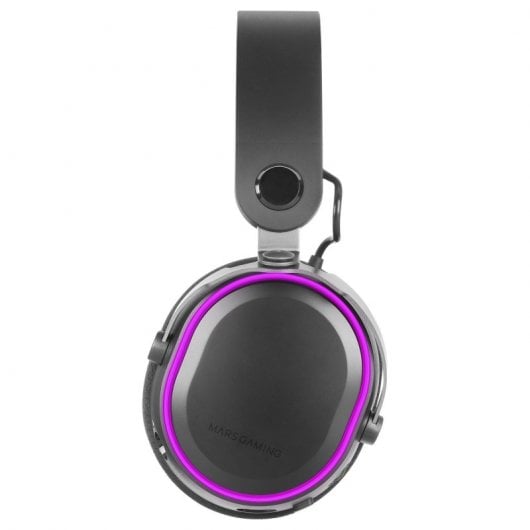 Mars Gaming MHW Casque Gaming 7.1 Sans Fil Noir