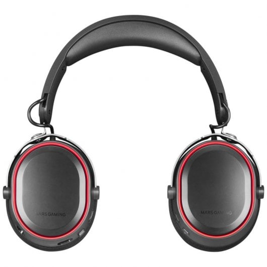 Mars Gaming MHW Casque Gaming 7.1 Sans Fil Noir