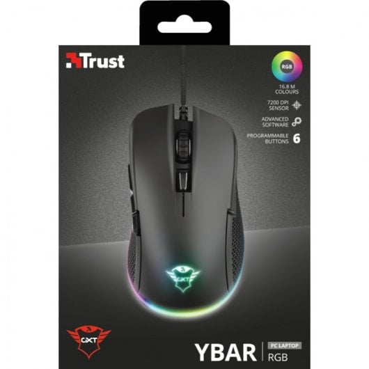 Mouse da gioco Trust GXT 922W Ybar nero