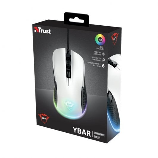 Affidati al mouse da gioco bianco GXT 922W Ybar