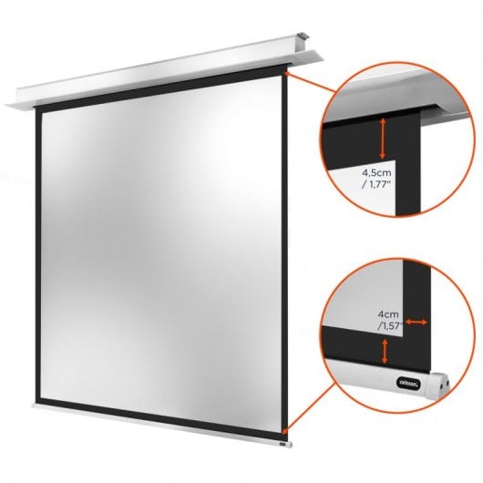 Celexon Professional Plus Pantalla de Proyección Eléctrica Empotrable 220x220cm