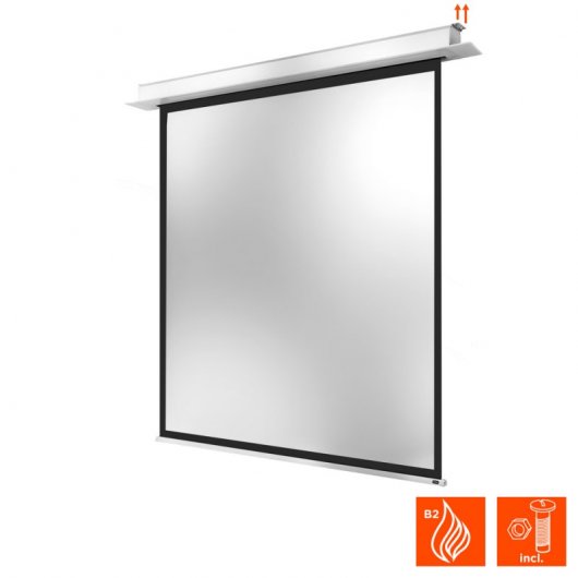 Celexon Professional Plus Pantalla de Proyección Eléctrica Empotrable 220x220cm