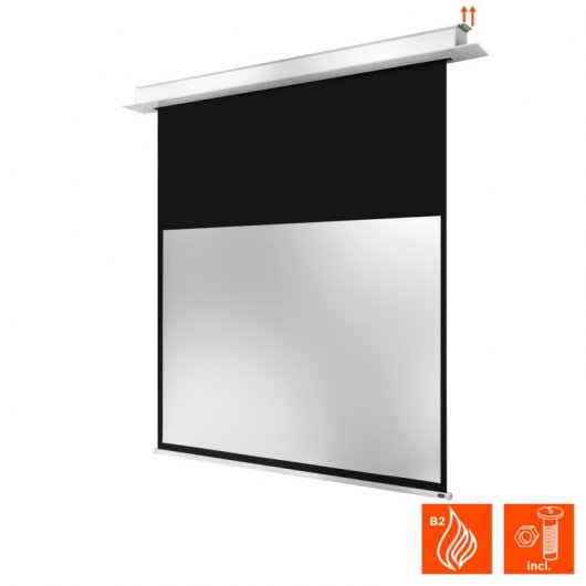 Celexon Professional Plus Pantalla de Proyección Eléctrica Empotrable 160x100cm
